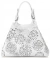 Bőr táska shopper bag Vittoria Gotti fehér V8913