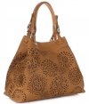 Bőr táska shopper bag Vittoria Gotti vörös V8913