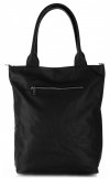 Bőr táska shopper bag Vittoria Gotti fekete V270
