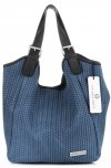 Bőr táska shopper bag Vittoria Gotti jeans V80050