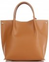 Bőr táska shopper bag Vittoria Gotti vörös V355