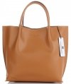 Bőr táska shopper bag Vittoria Gotti vörös V355