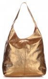 Bőr táska shopper bag Vittoria Gotti óarany V5012