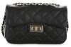 Bőr táska levéltáska Genuine Leather fekete KST6