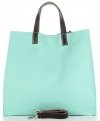 Bőr táska univerzális Genuine Leather menta 691756