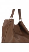 Bőr táska shopper bag Vera Pelle földszínű 3292