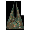Bőr táska shopper bag Vittoria Gotti palackzöld V2473
