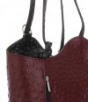 Bőr táska klasszikus Genuine Leather szürke 494