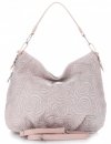 Bőr táska shopper bag Vittoria Gotti púderrózsaszín V80013