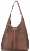 Bőr táska shopper bag Vittoria Gotti földszínű V8804