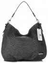 Bőr táska shopper bag Vittoria Gotti szürke V80013