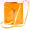 Bőr táska levéltáska Genuine Leather sárga 208