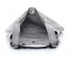 Bőr táska shopper bag Genuine Leather szürke 8023