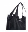 Bőr táska shopper bag Vittoria Gotti fekete V2