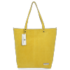 Bőr táska shopper bag Vittoria Gotti sárga VG41
