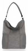 Bőr táska shopper bag Roberto Ricci szürke 19141