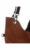 Bőr táska levéltáska Genuine Leather barna 517