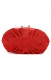Bőr táska univerzális Genuine Leather piros 8309