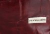 Bőr táska shopper bag Vittoria Gotti bordó V692754