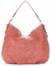 Bőr táska shopper bag Vittoria Gotti málna V80013