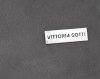 Bőr táska levéltáska Vittoria Gotti szürke V5576