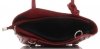 Bőr táska klasszikus Genuine Leather piros 494