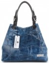 Bőr táska shopper bag Vittoria Gotti jeans V692754