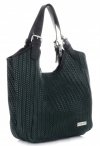 Bőr táska shopper bag Vittoria Gotti palackzöld V80050