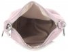 Bőr táska levéltáska Genuine Leather púderrózsaszín 85A