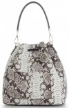 Bőr táska shopper bag Vittoria Gotti fekete V8224-1