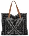 Olasz Shopper Táska Divatos Mintákkal 5887 Fekete