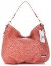 Bőr táska shopper bag Vittoria Gotti málna V80013