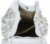 Bőr táska shopper bag Vittoria Gotti fehér V8913