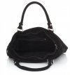 Bőr táska univerzális Genuine Leather fekete 60499