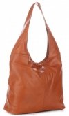 Bőr táska shopper bag Vittoria Gotti vörös V3L