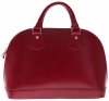 Bőr táska kuffer Vera Pelle 424 (2 piros