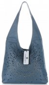 Bőr táska shopper bag Vittoria Gotti jeans V31