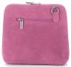 Bőr táska levéltáska Vittoria Gotti rózsaszín V6A