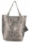 Bőr táska shopper bag Genuine Leather óarany 555