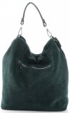 Bőr táska shopper bag Vittoria Gotti palackzöld V3077Z