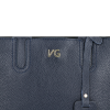 Bőr táska kuffer Vittoria Gotti tengerkék V554050