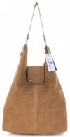Bőr táska shopper bag Vittoria Gotti vörös V3292C