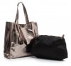 Bőr táska shopper bag Vera Pelle óarany 205454