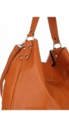 Bőr táska shopper bag Vera Pelle vörös 3292