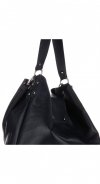 Bőr táska shopper bag Vera Pelle tengerkék 3292