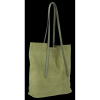 Bőr táska shopper bag Vittoria Gotti zöld V6590C