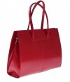 Bőr táska borítéktáska Genuine Leather 840 piros