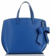 Bőr táska shopper bag Vittoria Gotti kobalt V6D BIGko