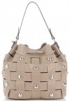 Bőr táska shopper bag Vittoria Gotti földszínű V5867