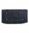 Bőr táska kuffer Genuine Leather tengerkék 214E